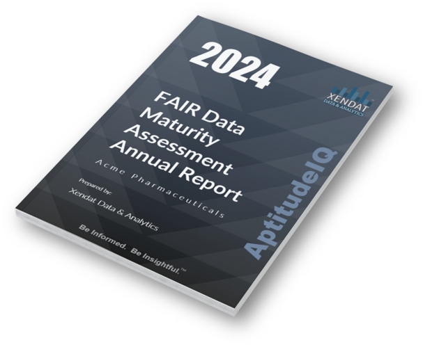 AptitudeIQ FAIR Data Maturity Assessment Annual Report — sample cover prepared by Xendat Data & Analytics